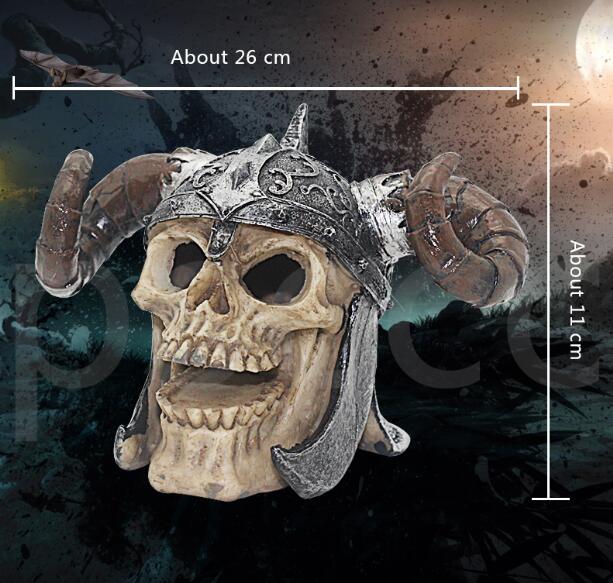 Phantom decoration of fish tank.High grade resin Specializing in the production of the skull .Horrible fish tank decoration
