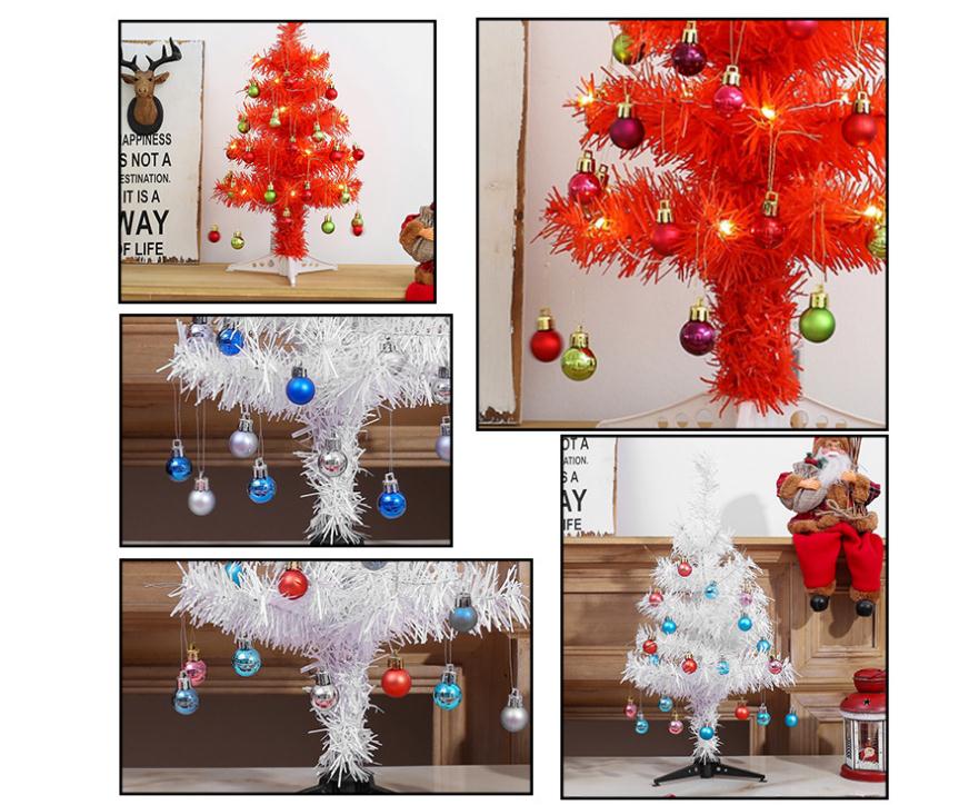 12 stuks feestdecoratie kerstballen ornamenten kleine onbreekbare kerstboom hangende bal hanger massief