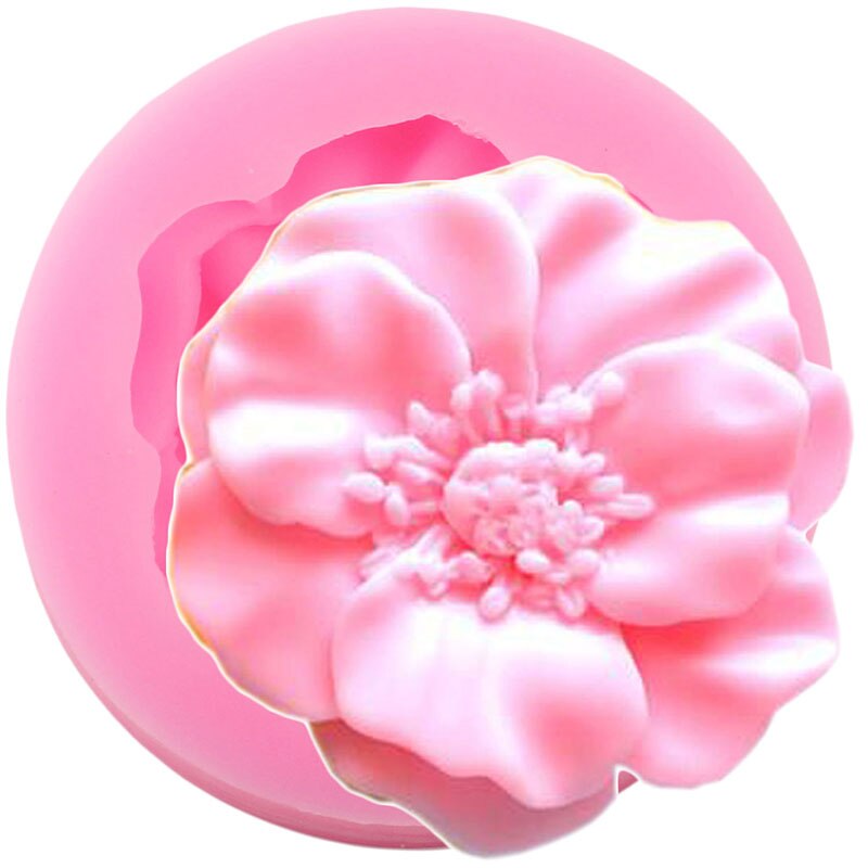 Blume Blossom Silikon Form Plumeria Orchidee Fondant Formen Kuchen Dekorieren Werkzeuge Cupcake Topper Candy Schokolade Gum Paste Formen: CD456