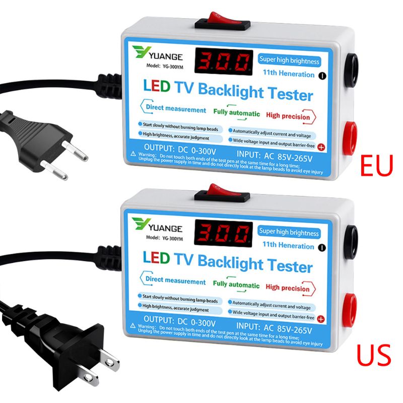 ah PORTATO A casa TV Retroilluminazione tester 0-300V Branello Della Lampada di Uscita Schermo Digitale A CRISTALLI LIQUIDI Strisce di Strumento di Prova