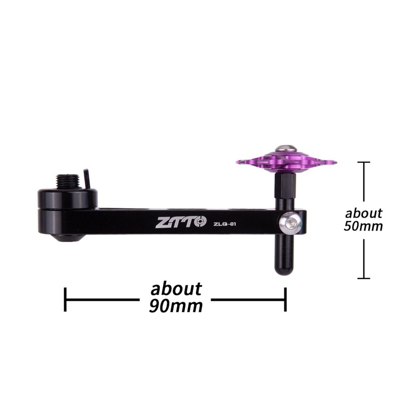 ZTTO Bicycle Single Speed Chain Tensioner Converter with Adjustable Bike Pulley Jockey Wheel for MTB Bike
