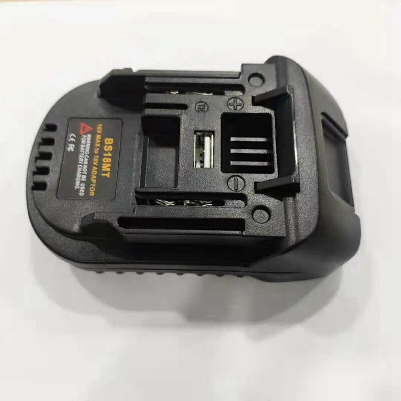 Bs18mt akkusovittimen muunninta usb boschille 18v bat 619g/620 paristoa muunnetaan makita 18v bl 1860 litiumparistoksi
