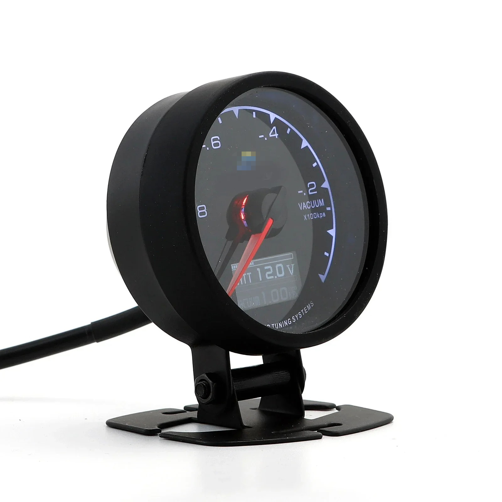 Greddi Messgeräte 62 mm 7-Farben-Schub-Messgerät, Auto-Messgerät, Multi D/A, LCD-Anzeige, Ölpresse, Drehzahl, Turbo-Vakuum-Wassertemperatur mit Sensor: verrotten