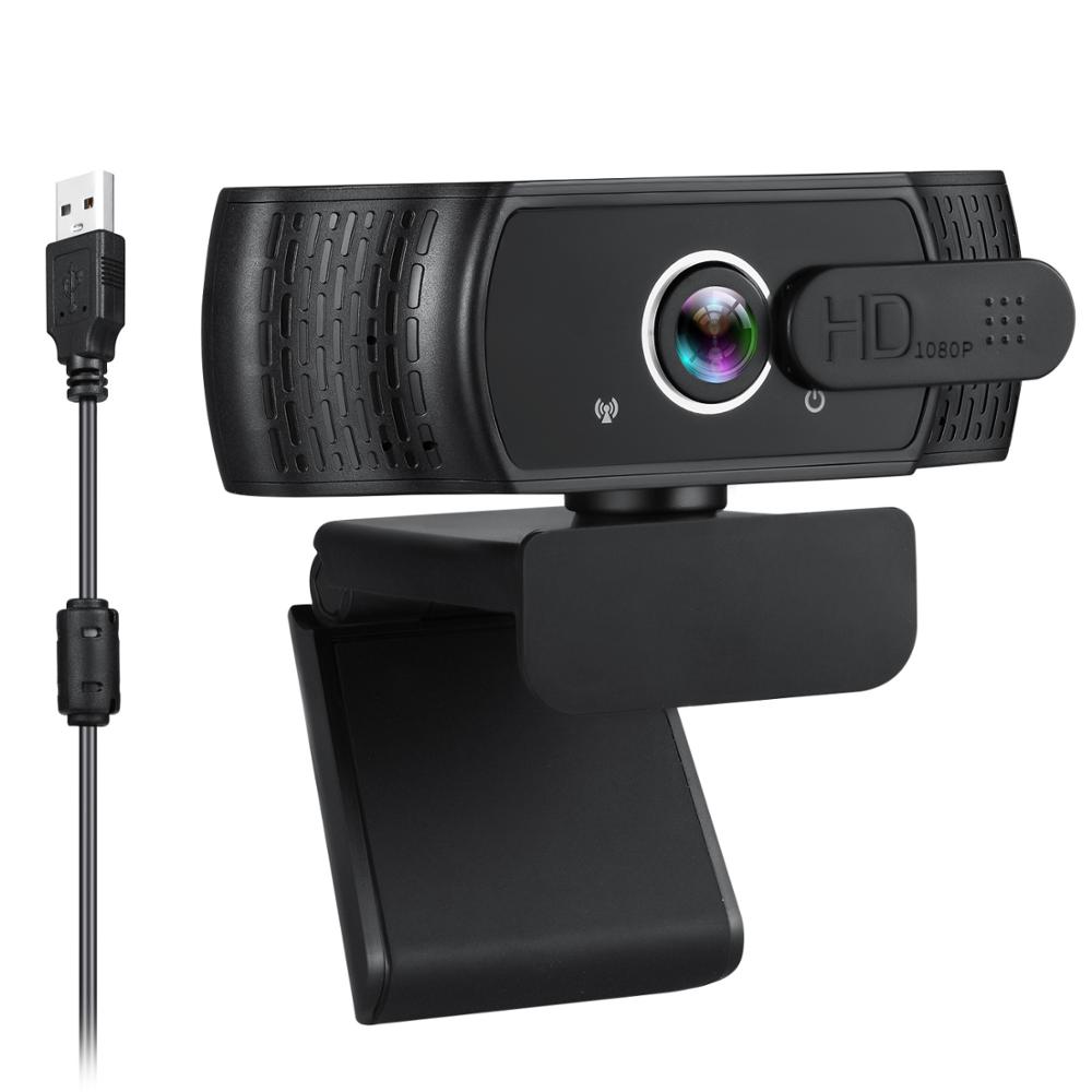 Auto Fixed Focus HD 1080P30fps PC Webcam Camera USB2.0 Online Live Broadcasting Video Camera Built-in Mic