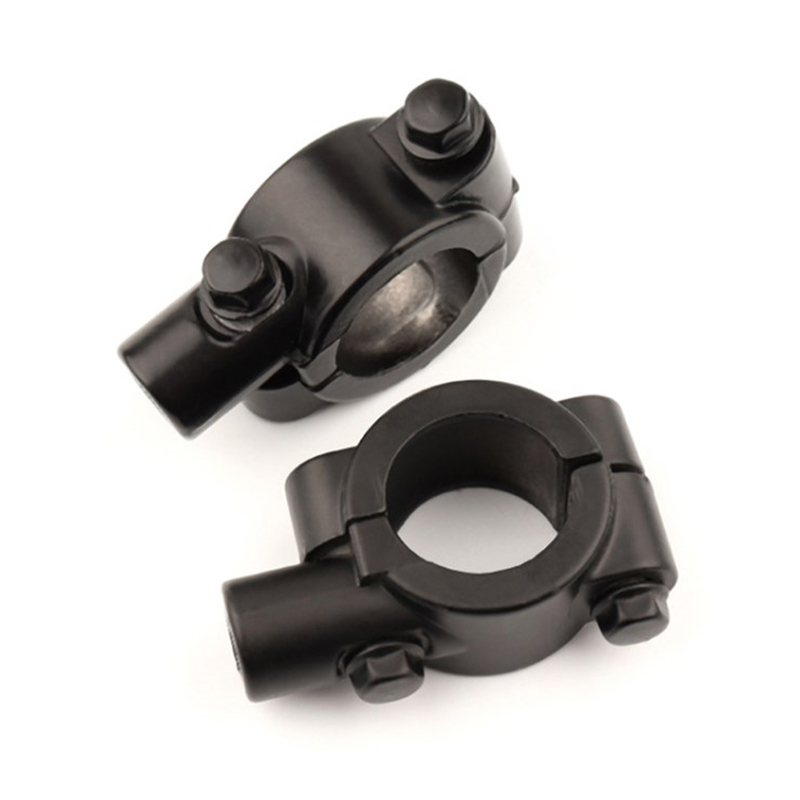 Motorrad Rückansicht Lenker Halfter Adapter Klemm sockel 8mm schwarz Aluminium Universal- Motorrad Werkzeug