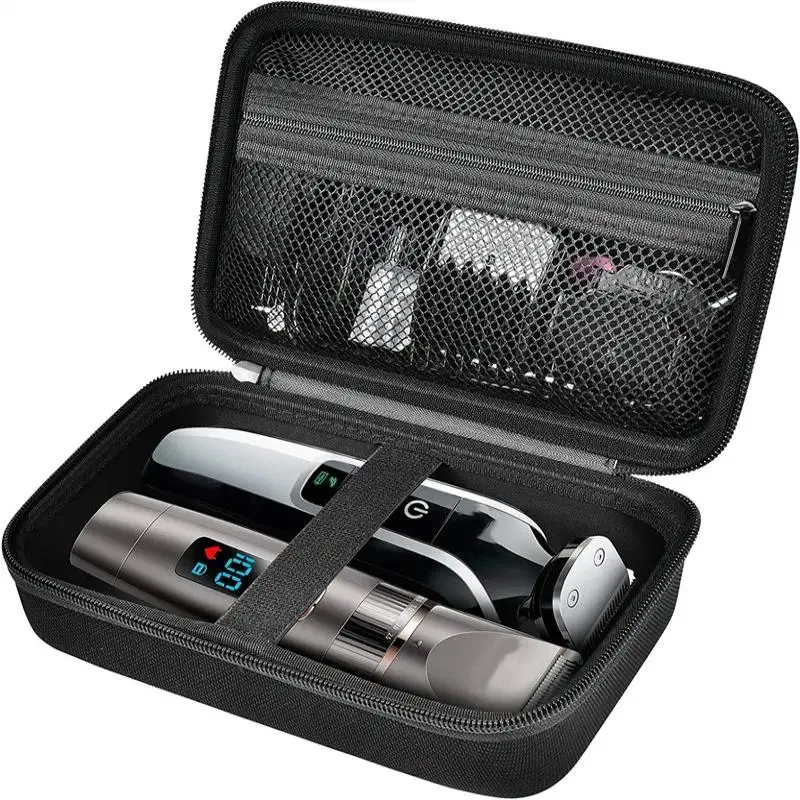 Storage Bags For Hair Clipper, Beard Trimmer Organizer Storage With Inner Net Bag For Grooming Kit (Bags Only)