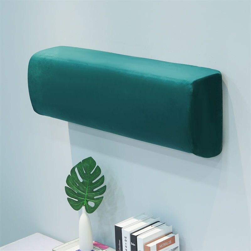 Cubierta universal para aire acondicionado, cubierta AUX montada en la pared, tela a prueba de polvo, en múltiples colores, adecuada para 1P 1,5 P: Dark green