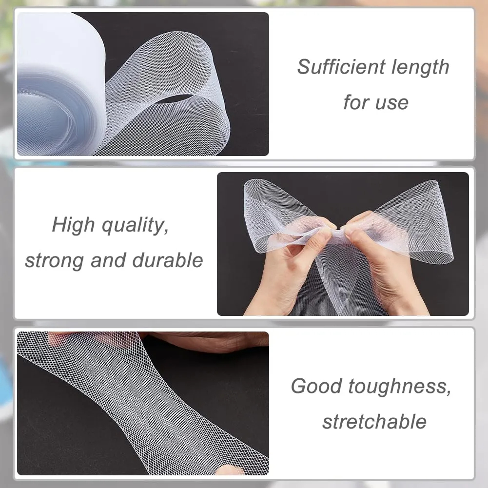 1-10cm plana lisa dura rígida crina trança de crin... – Grandado, image size:1001x1001