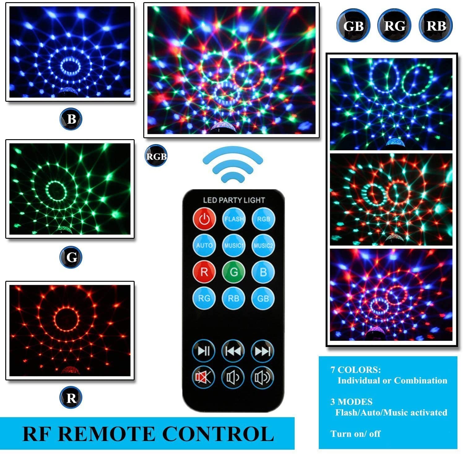 ASHATA Kit d'éclairage d'aviation à 8 LED, Lumières Clignotantes de Simulation pour Avion RC, Hélicoptère, Drone, Accessoire RC