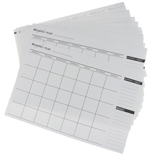 Months Diary Notebook Personal Agenda Planner Organizer Business Office Stationer Calendar Monthly Planner