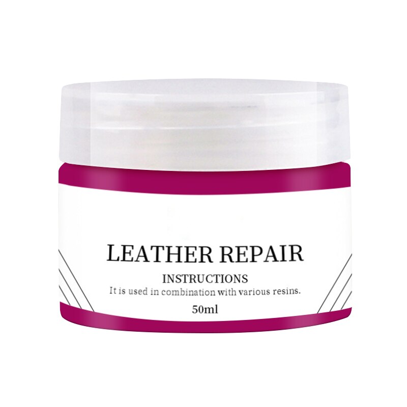 Leather Recolor Cream Repair Gel Scratch Remover for Leather Furniture Sofa Bag Shoes Care Cleaning 50ml TP