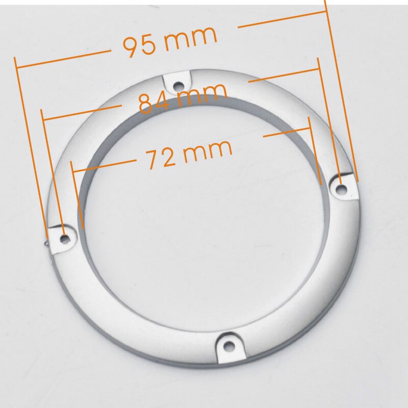 AIYIMA 2pcs 3inch DIY Loudspeakers Protective Cover Nets Speaker Decorative Circle Sound Box Protective Grille