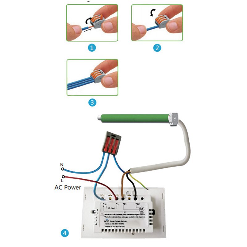 Curtain Switch Wifi Smart Curtain Switch 2Nd Generation US Regulatory Curtain Switch WiFi Electric Shutter Switch