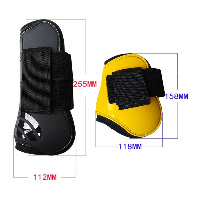 Adjustable Front H-Ind Horse Leg Boots Equine Front Leg Guard Equestrian Tendon Protection Horse Hock Brace