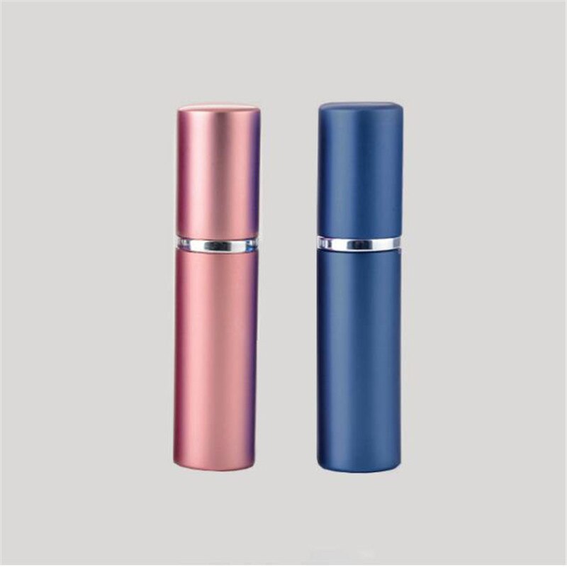 Récipient rechargeable en aluminium portatif de voyage de bouteille de jet de parfum avec la bouteille de parfum de récipients vides