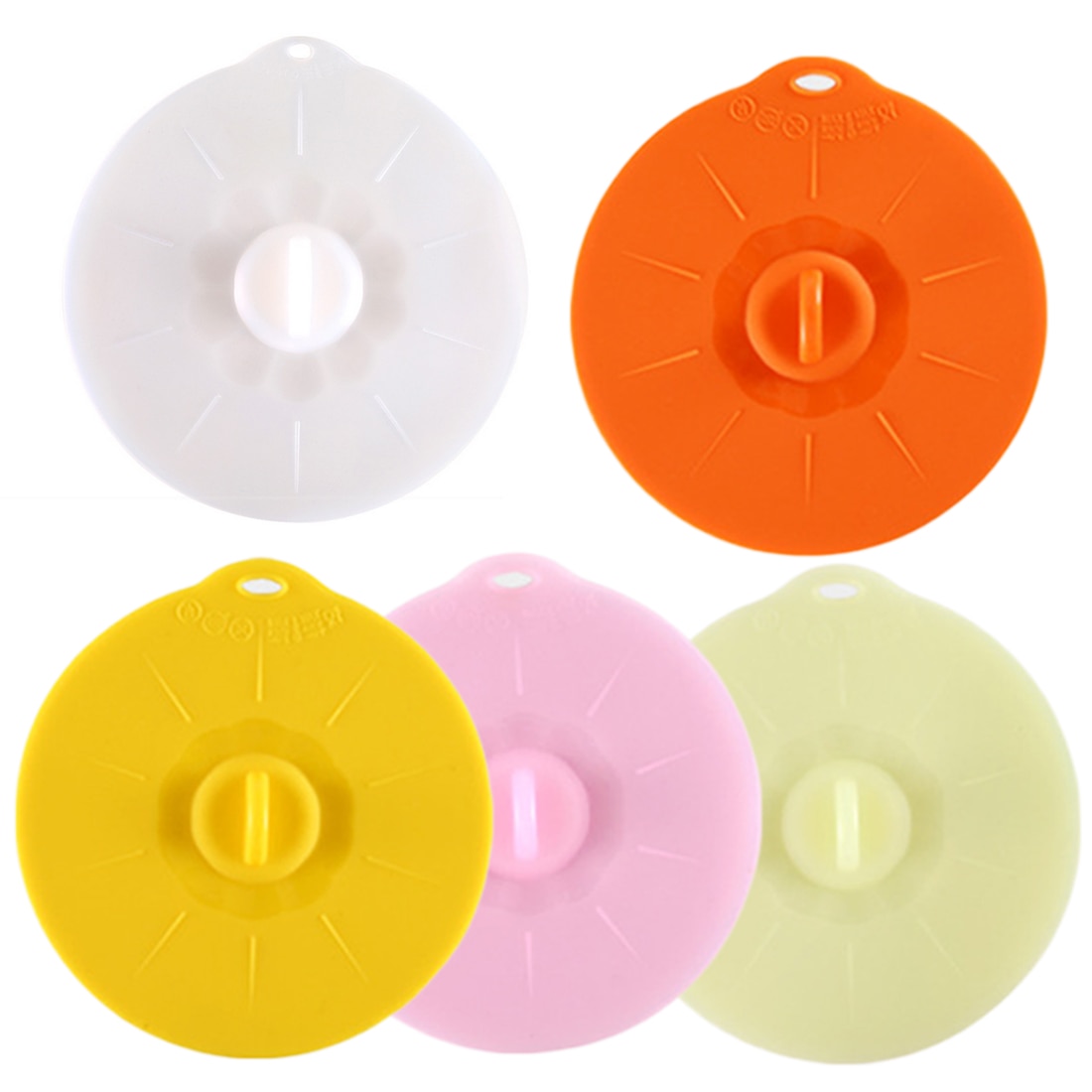 Kitchen Storage Cup Cover Silicone Cup Cover Lovely Odorless Cap Lid Leak Proof Fresh-Keeping Sealed Coffee Suction Seal Lid Cap