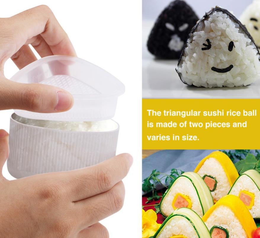 10sets DIY Sushi Mold Onigiri Rice Ball Sushi Box Kit Japanese Sushi Maker Mold for Kids DIY Bento Accessories Kitchen Gadgets