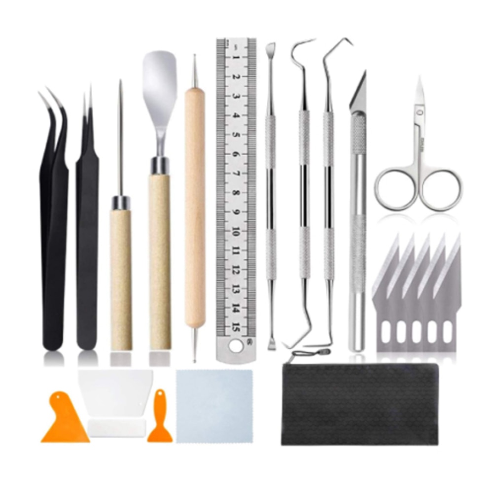 22pcs Cricut Tools Set For Sewing Lettering Home School Scrapbooking Basic Supplies Accessories DIY Craft Tool Kit