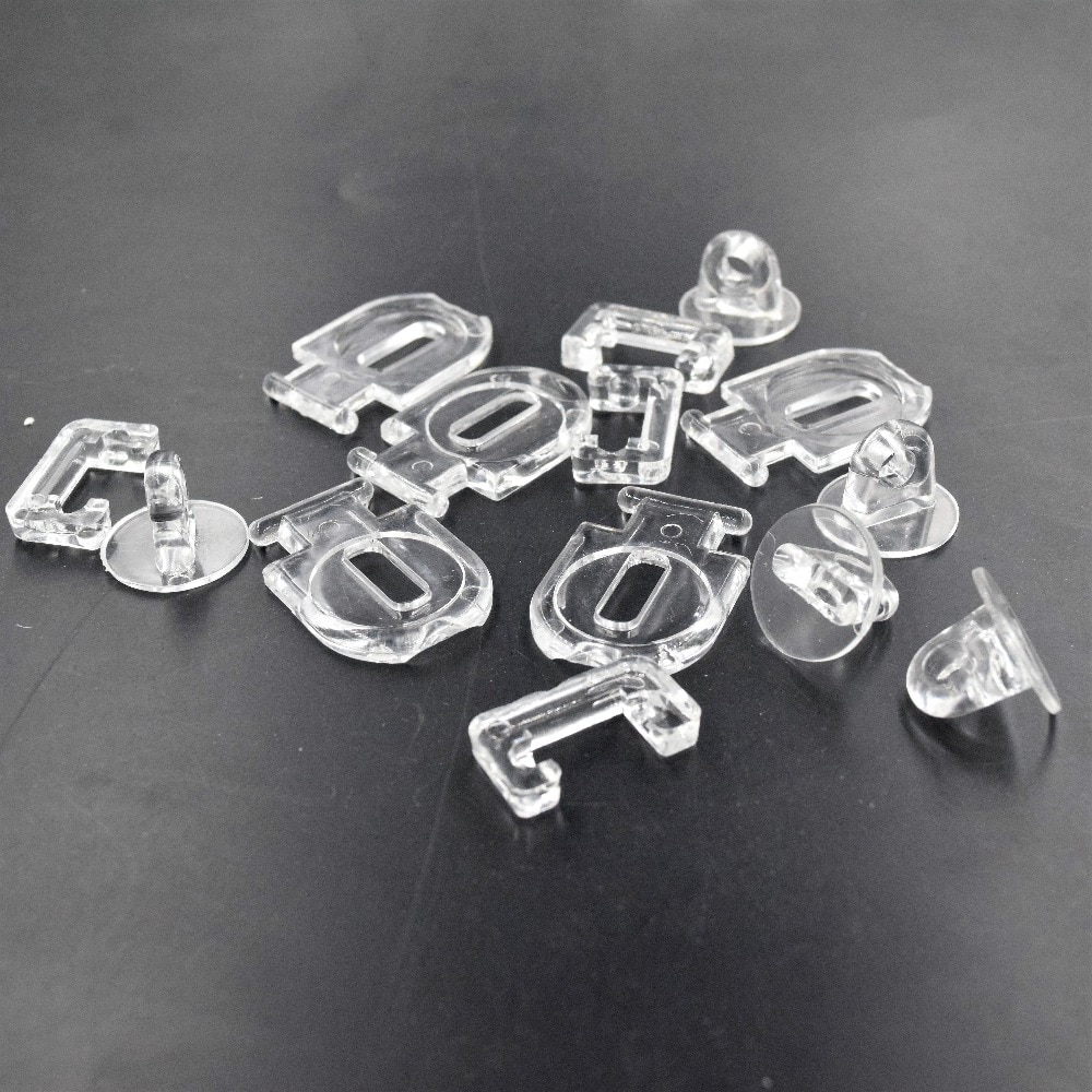 10 Clear Acrylic Plastic Hasp Latch Plexiglass Hasp 45x25mm