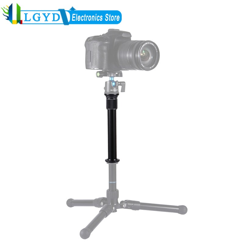 PULUZ – tige d&#39;extension de monopode réglable en métal, pour support d&#39;appareil photo DSLR et SLR