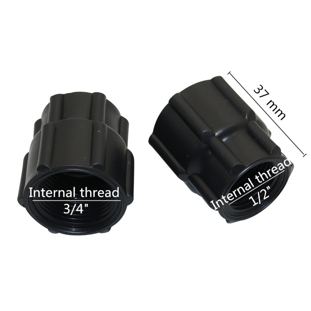 1/2" 3/4" Female Thread Straight Connector 1/2" to 3/4" Internal Thread Reducer Coupling Adapters Plumbing Pipe Fittings: 3I4 inch to 1I2 inch