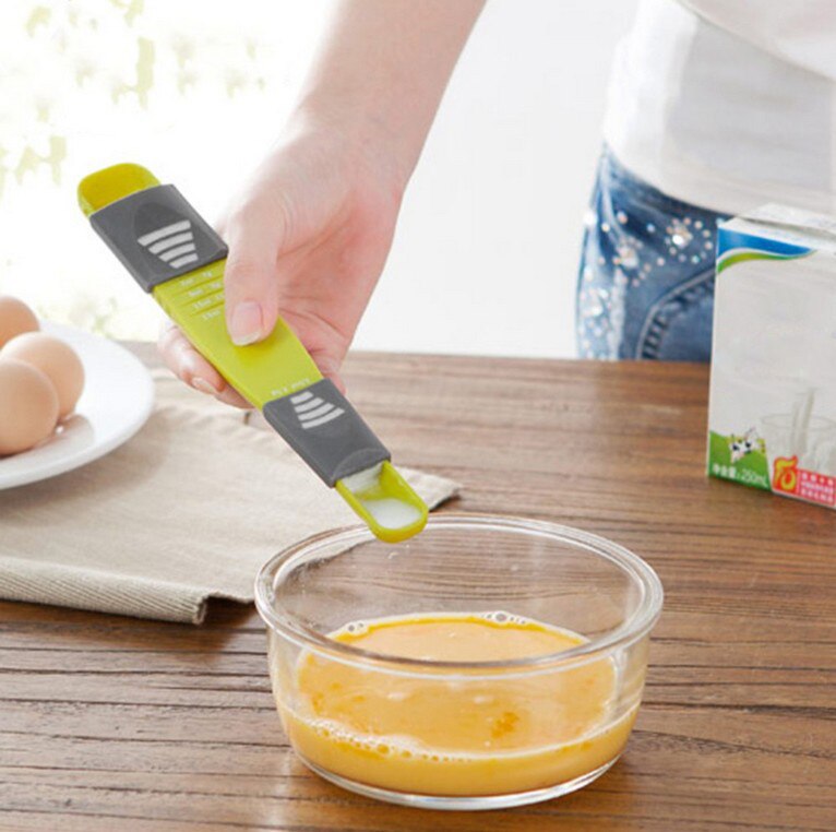 500 Ml Transparante Plastic Cups Maatbeker Cup 6Pc Maatlepels Set Keuken Tool Koken Bakken Tool: 1PCS