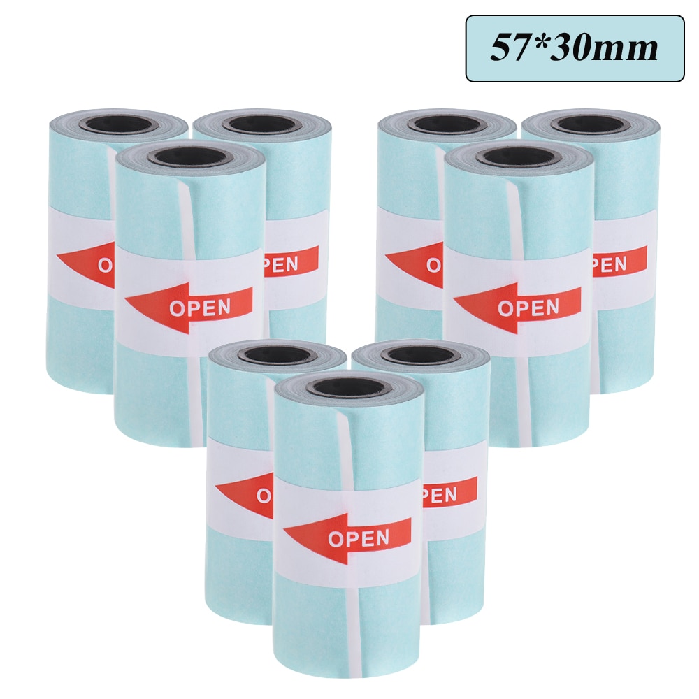 5 rolls/lot thermal printing paper for thermal printer barcode sticker/label /adhensive thermal type (multifunctional label 5 rolls(30x20mm