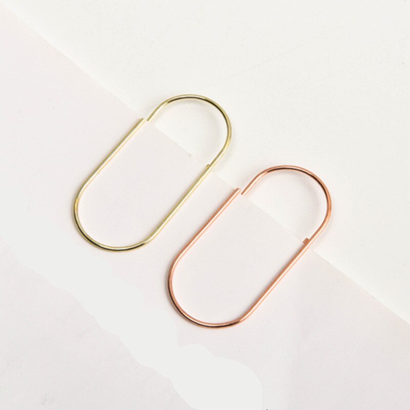 20Pcs/lot 50x23mm Large Size Paper Clip Metal Wide Office Huge Paperclip Binder YLM9799