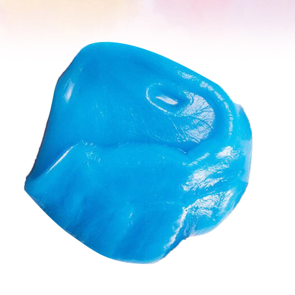 Arcilla limpiadora de barro para coche, herramienta de limpieza de polvo reutilizable para teclado de ordenador de casa al aire libre, color azul