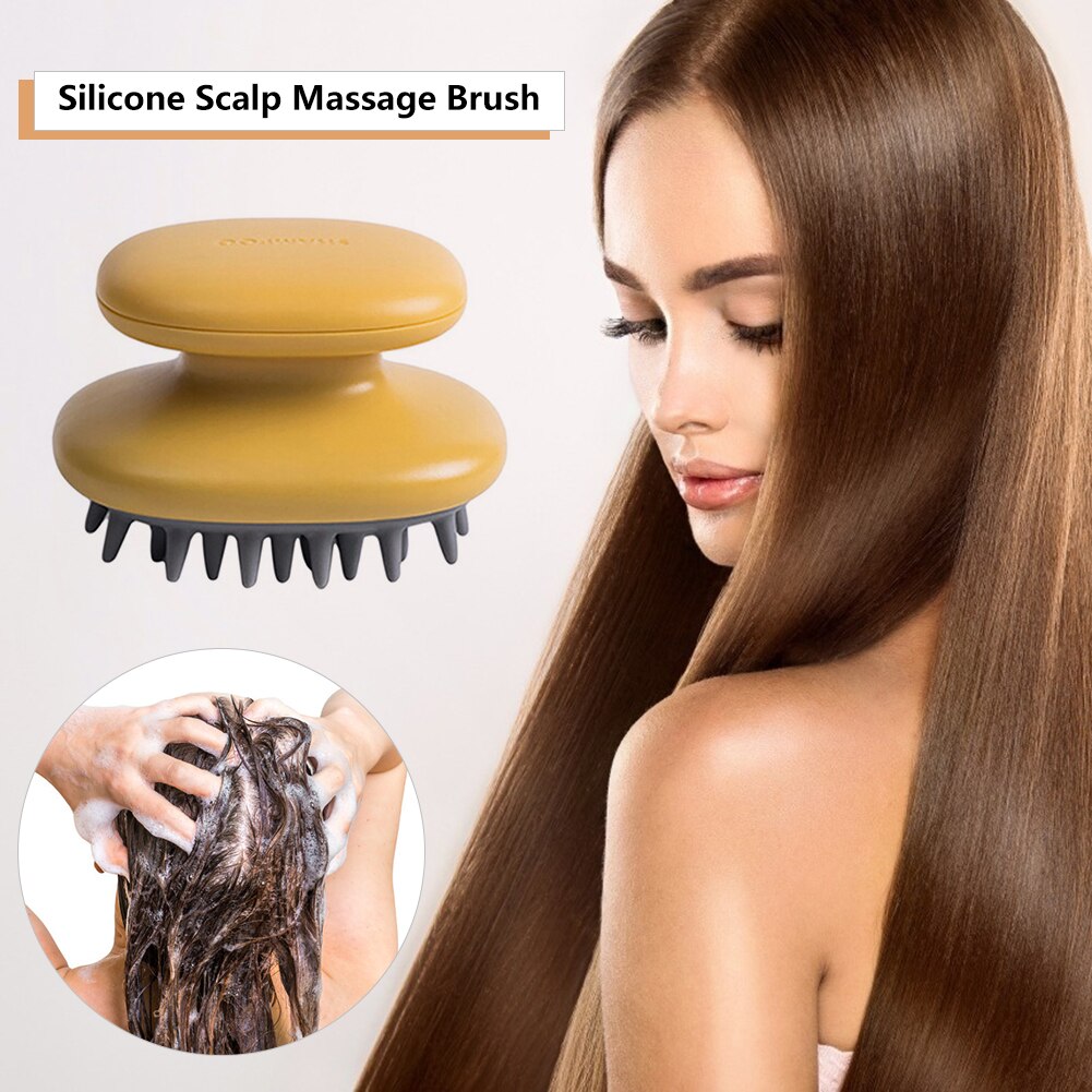 Mini handheld cabeça de silicone corpo escova de massagem de cabelo shampoo escova de lavagem de cabelo escova de banho spa emagrecimento