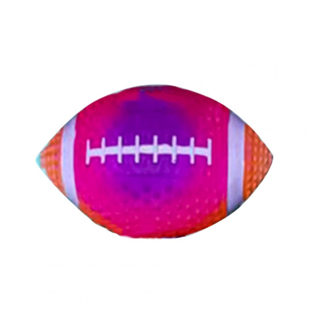 1 Set Rugby Ball Waterproof Water Inflatable Multiplayer Sports Textured Grip Inflatable Rugby Ball for Pool Swim Entertainment: Multicolor