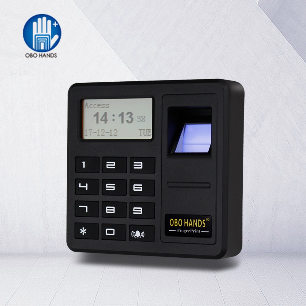 Fingerprint Access Control System Biometric RFID Keypad Card Reader Door Opener Standalone Access Controller 125KHz/13.56MHz