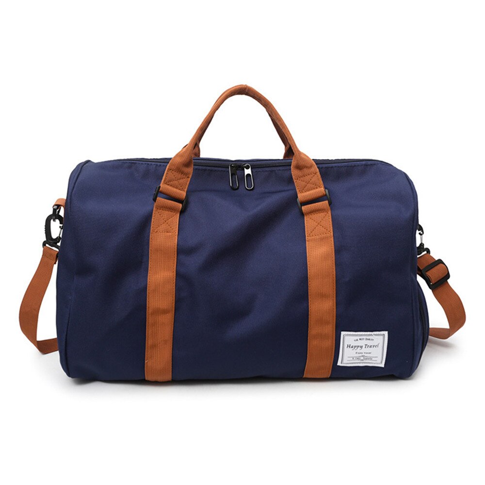MOLLYGAN-Bolso de lona de gran capacidad para hombre y mujer, bolsa deportiva de viaje con compartimento para zapatos, para gimnasio