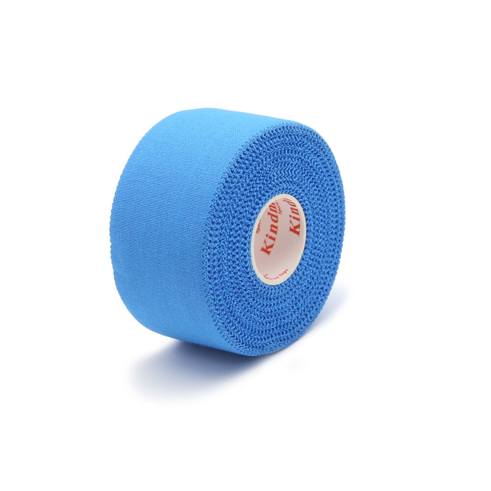 Kindmax Alle Baumwolle Sport Band Kinesiologie Taping UNS Stil Farbige Gezackten Starre Athletisch Band Strain Injury Unterstützung Rolle: Light Blue / 5CMx13.7M