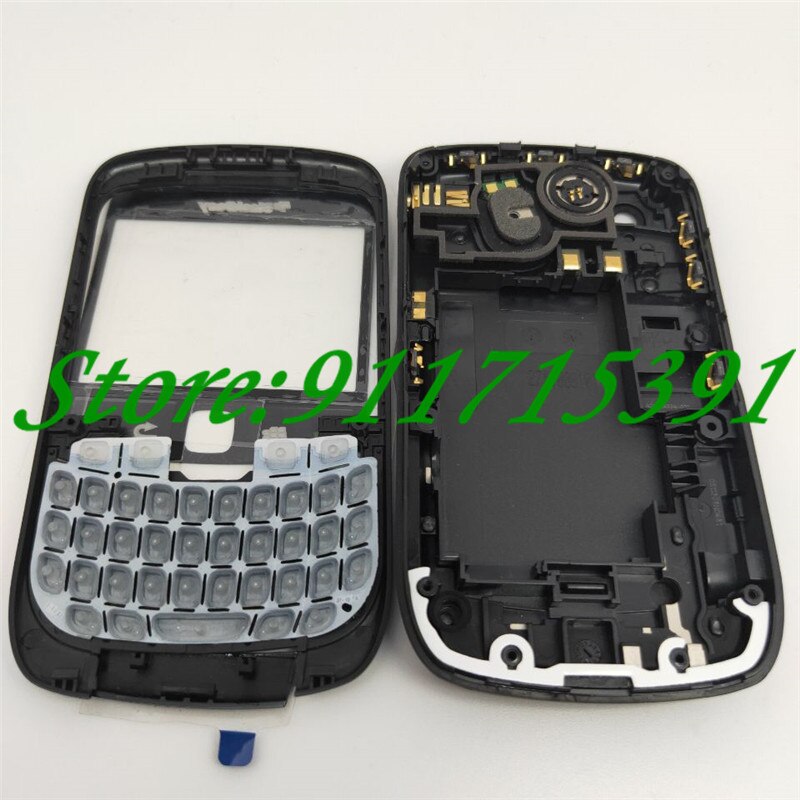 Full Set Housing For Blackberry Curve 9300 Housing Back Battery Cover Case +Side Button + Keypad