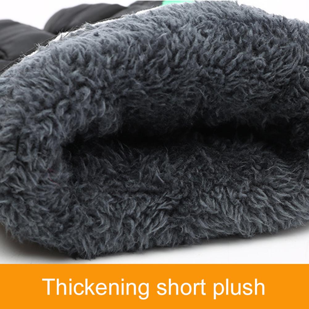 Luvas térmicas para homens inverno ao ar livre equipamento de equitação da motocicleta à prova de vento espessamento luvas de esqui