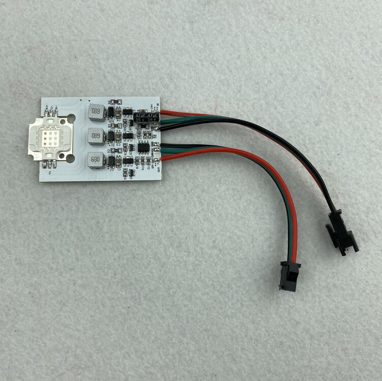 3W/9W hoch Energie WS2811 gesteuert LED Pixel modul; DC12-24V eingang; RGB die Anschrift voll farbe: 9W RGB