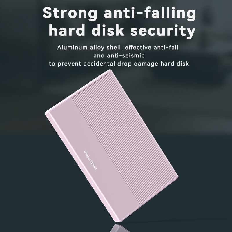 Blueendless USB3.0 HDD Hard Drive HDD Case Sata Case Aluminum 2.5 HDD Encolsure for Laptop PC External HD Case Hard Drive