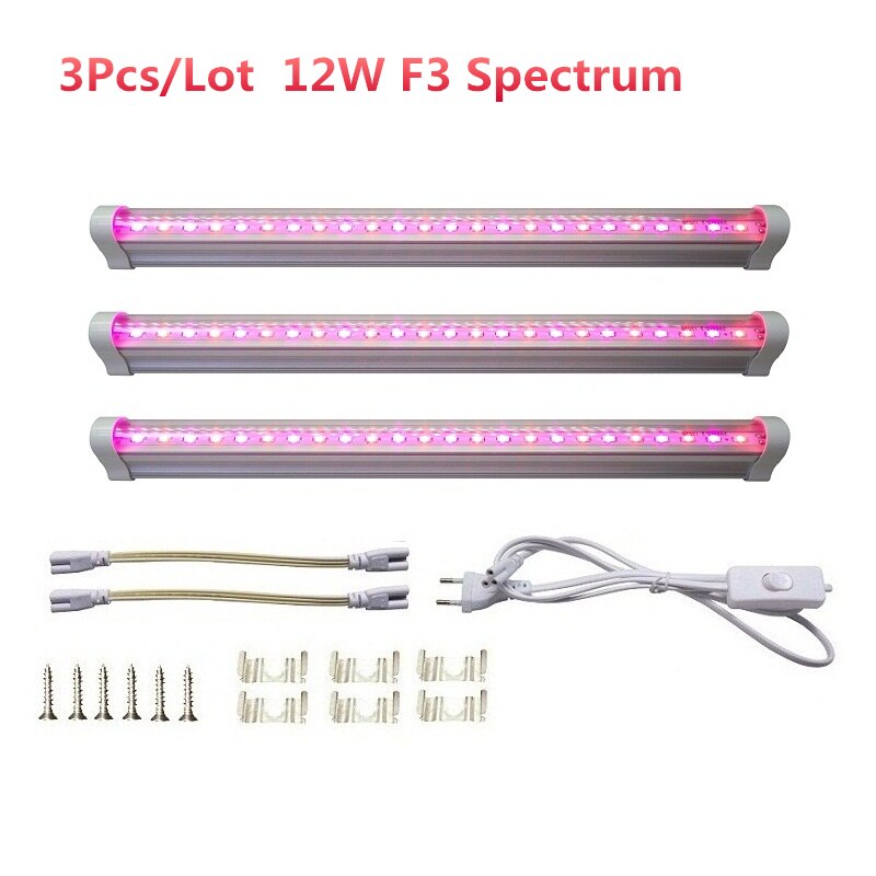 Groleds Led Voor Planten 12W 24W Led Grow Light Volledige Spectrum Phyto Lamp Plantaardige Licht Volledige Spectrum Led 110V 220V Groeien Lamp Hydro