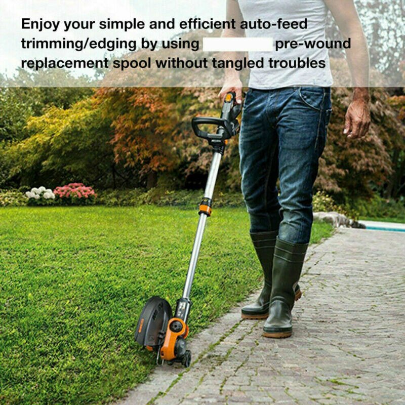 1 Or 14Pcs/pack 10ft Line String Trimmer Spool+Cap Cover For WORX WA0010 WG151 WG160 WG165 WG180