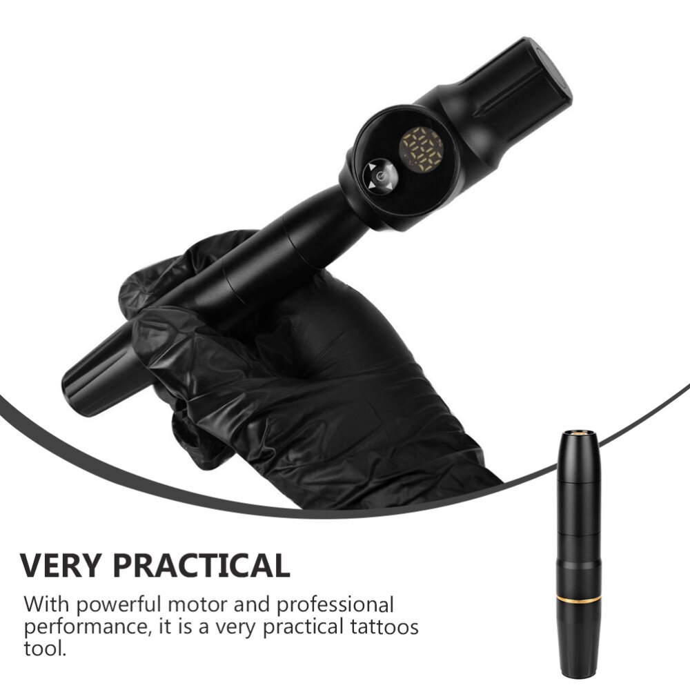 1 Set Portable Tattooing Pen Wireless Motor Tattoos Equipment Tool