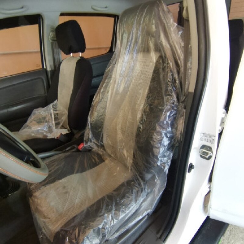 Disposable Plastic Car Seat Covers Protective Covers for Beauty Repair Waterproof Universal 50/100 Pieces