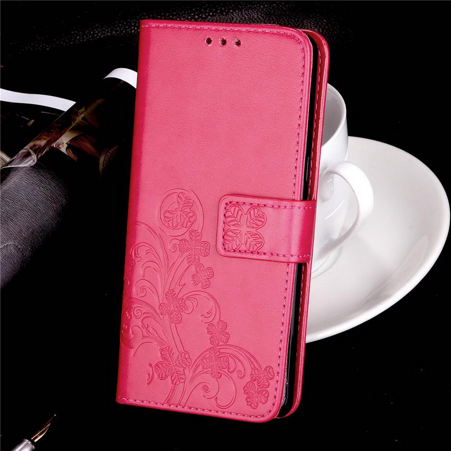 Für Asus Zenfone Max Pro M1 ZB602KL Fall Flip 6,0 "PU Leder Telefon Fall Für ASUS ZB602KL ZB602 602KL KL X00TD Brieftasche Fall: Red