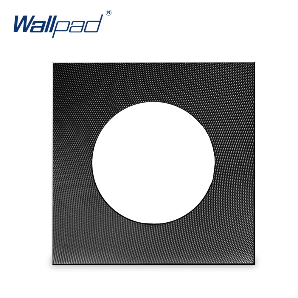 Wallpad Aluminum Metal Panel Only 1 2 3 4 5 Black Round Circle: 1