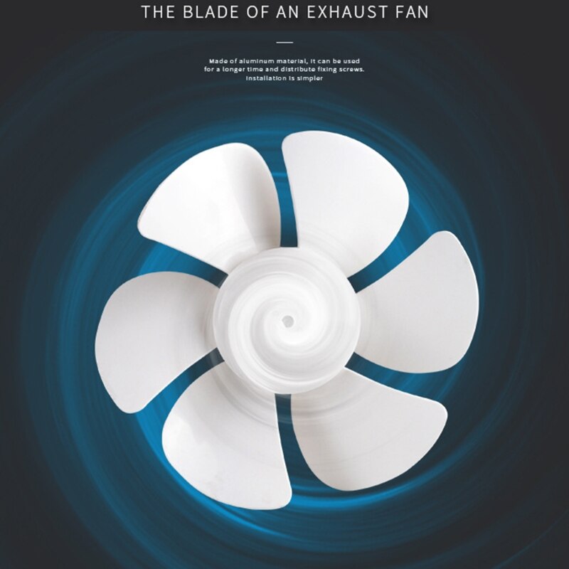 Ventilation Fan Exhaust Fan Electric Fan Accessories Fan Blade 12 Inch / 10 Inch / 8 Inch / 6 Inch White Six Blades U1JE