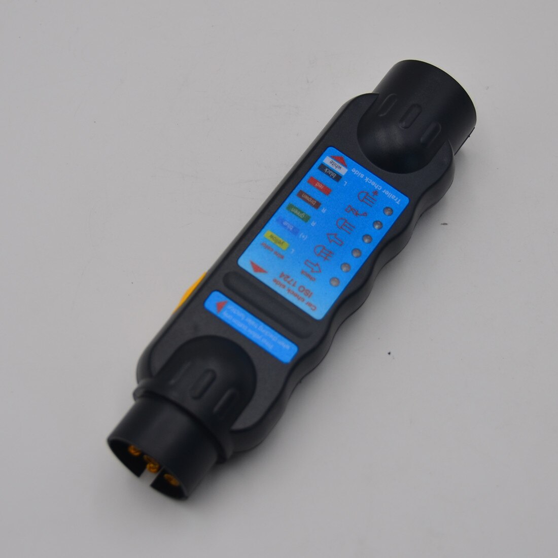 12V 7-Pin Trailer Socket Truck Trailer Plug Socket Tester Car Wiring Circuit Light Test Tool Electrics Diagnostic Tools