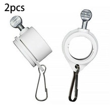 2 Pcs Vlaggenmast Roterende Ring Roterende Clips Fit 1 "Dia Vlag Pole Montage Ringen Voor Vlaggen Met Grommets