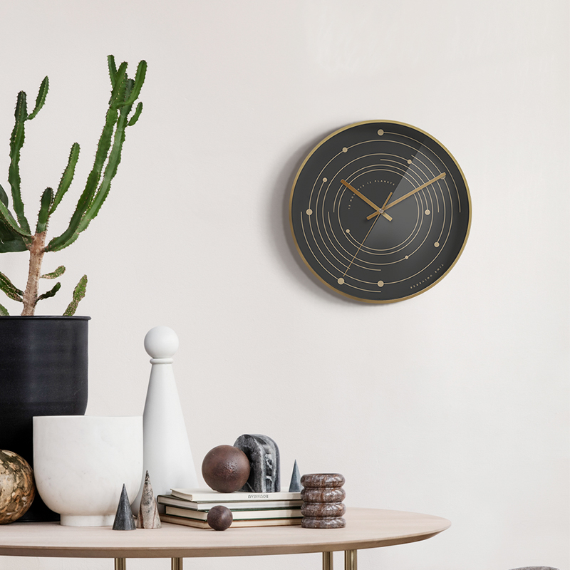 Modern Wall Clock Minimalist Large Silent Quartz Hanging Needle Clock Kitchen Living Room Home Decor Clock