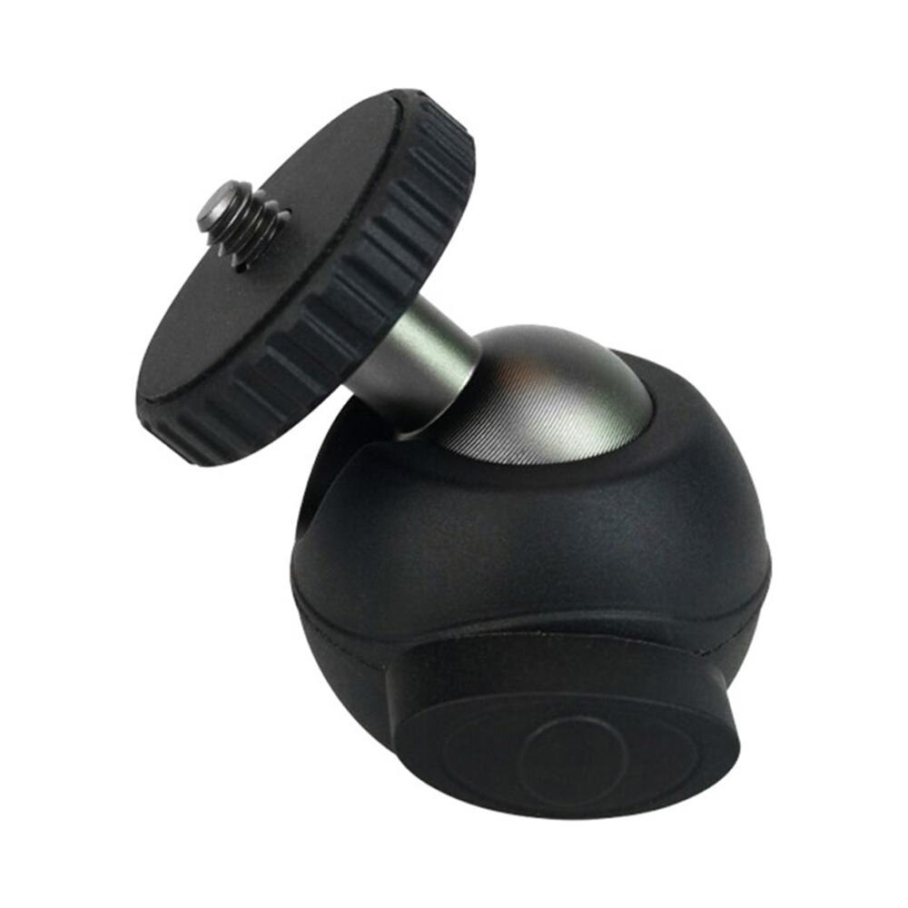 Bgning mini tripé bola cabeça 360 graus giratória ballhead suporte de vídeo panorâmica cabeças para câmera slr tripé estabilizador acessórios