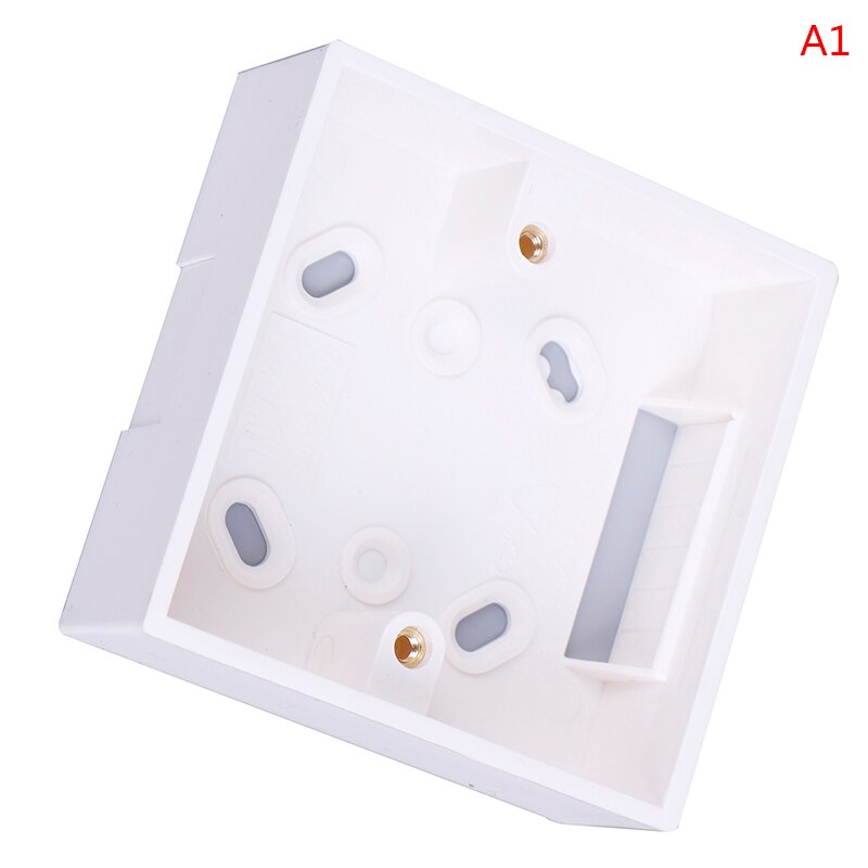 86 Type 2/3/4 Gang Switch Socket Base Junction Box Wall Switch Socket Dark Box: 86x86X34mm